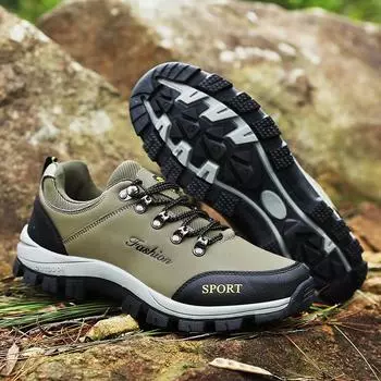 38-46 New High Quality Outdoor Hard-Wearing Sneakers for Men Tnis Masculino Designer Hiking Men s Shoes Casual Free Shipping 38 чёрный