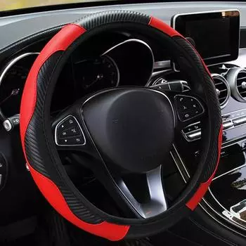 38 см автомобильный чехол на руль, авто оплетка на руль, чехол Funda Volante, универсальные автомобильные аксессуары