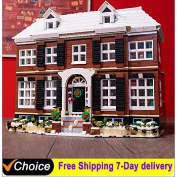 3955 шт. подходят для кукол Home Alone House, модель автомобиля, вид с улицы, строительные блоки, кирпичи, детские развивающие игрушки для мальчика, подарок No box