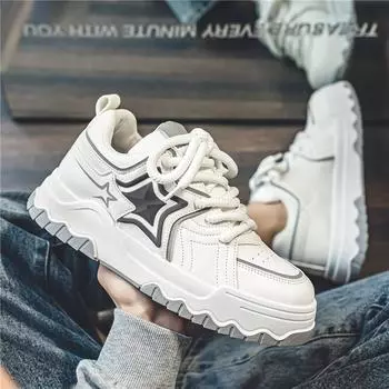 39-44 Men s low-top outdoor trend board shoes niche platform shoes sports leisure fashion young men s shoes 39