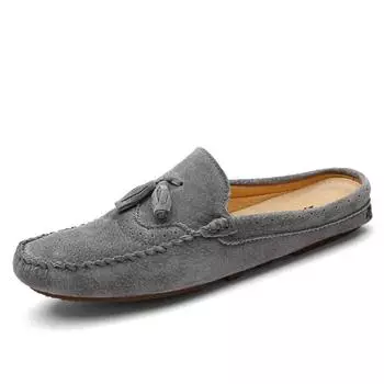 39-44 Summer new men s half tray casual fashion foot cover one pedal lazy shoes 2808 38
