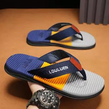 39-45 Summer New Men s Casual Flip-flops Tide Drags Youth Seaside Breathable Beach Sandals 39