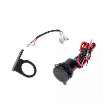 3.0Quick Charger Dual USB Power Connector Socket Voltage Display For Honda CB750