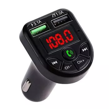 3.1A Dual USB быстрое зарядное устройство Bluetooth 5,0 FM-передатчик автомобильный комплект MP3 модулятор плеер беспроводной громкой связи аудио приемник