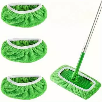 3/4 шт. многоразовые подушечки для швабры для Swiffer Swiffer Sweeper, тряпки для влажной и сухой уборки, сменные накладки для швабры из микрофибры, бытовой инструмент для чистки