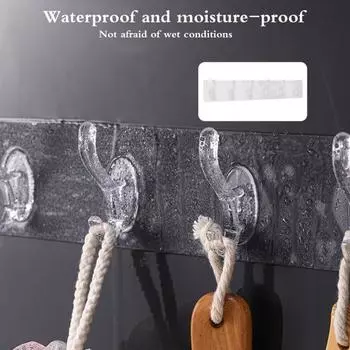 3/5/10 шт. Keep Neat No Punching Premium Anti-Slip вешалка для полотенец для ванной комнаты крючки для полотенец A
