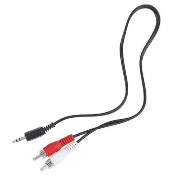 3,5-миллиметровый разъем Mini Plugto 2 RCA Мужской стерео аудиокабель для динамика Ohono