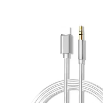 3.5 mm aux audio plug with male to 8-pin connector for iphone, 1m stereo audio cable