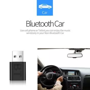 3,5 мм AUX Bluetooth 5.0 автомобильный комплект беспроводной музыкальный стерео USB адаптер питания аудиоприемника Авто AUX для автомобильного радио MP3 ПК CHINA