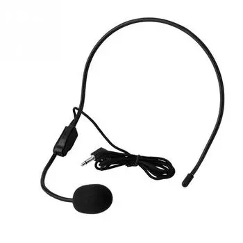 3.5mm -mounted Wired Microphone Condenser MIC for Voice Amplifier Speaker AVE