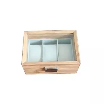 3/6grids Watch Storage Box Transparent Lid Wooden Watch Box Watch Storage Case Men Women 3 Slots