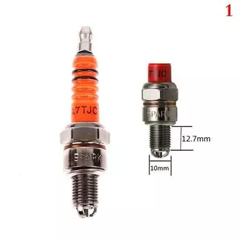 3-электродная свеча зажигания A7Tc D8Tc для 50Cc 110Cc 125Cc Atv Scooter Dirt Bike 10*12.7mm 1(A7TC)