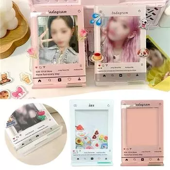 3 дюйма Polaroids фото симпатичная DIY фоторамка модный настольный держатель для фотографий для спальни офисы