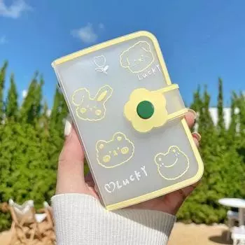 3-дюймовый альбом Polaroid, небольшой фотоальбом, альбом Instax, держатель для фотокарт Kpop, мини-переплет для фотокарт, обложка для удостоверения личности, коллекционная книга