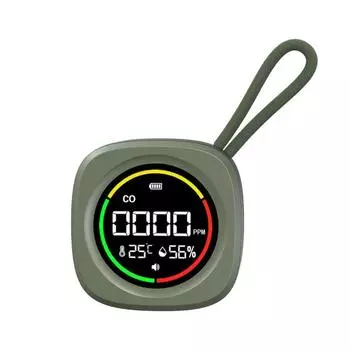 3 in 1 Carbon Monoxide Detector Temperature Humidity Detector Indoor Outdoor