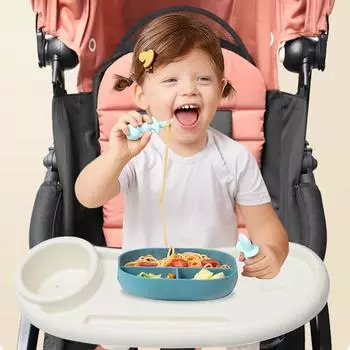 3 In 1 Infant Stroller Dinner Table Tray Removable Universal Stroller Tray Stroller Snack Catcher and Drink Holder белый