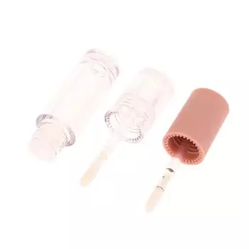3 мл бутылочка круглая прозрачная пустая помада тюбик Diy Lip Glaze Lip Gloss контейнер Frosting Lip Balm тюбик образец контейнер прозрачный