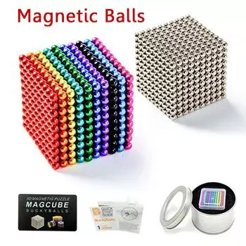 3 мм 1000 шт. магнитные шарики Buckyballs Neocube головоломка магнитные строительные блоки набор игрушек Release Presure дети играют в игрушки мозговой штурм игры