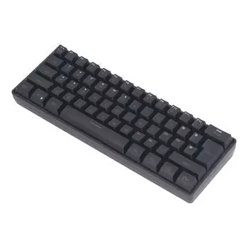 3 Mode Keyboard Silent 61 Keys 2.4G Wireless Bluetooth Wired RGB Backlight Keyboard for Laptop чёрный
