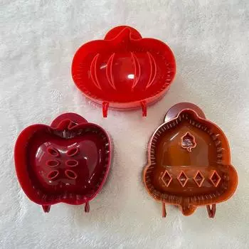 3 Pcs Fall Hand Pie Molds Apples Pumpkins and Acorn-Shape Various Cookie Cutters X3UC