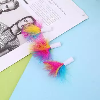3 Pcs for Cat Teaser Toys Replacements Interactive for Cat Feather Toy Refills Electric Flutter Rotating Feather Replace