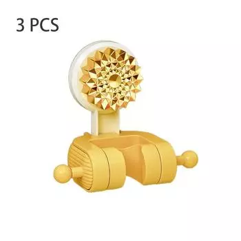 3 PCS Nozzle Base Shower Support Stand No Punch Shower Head Holder Suction Cup Brackets Hotel