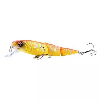 3 Segment Artificial Hard Bait Multi Jointed Swimbaits Swimming Lures with Treble Hook Freshwater Saltwater Swimbait 2