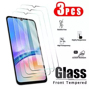 3 шт. чехол из закаленного стекла для Samsung A05 A05s A15 A25 4g 5g A04 A04s A04e A24 A34 A54 Защитная пленка для экрана Galaxy Защитный чехол Huawei P Smart 2019 чистый