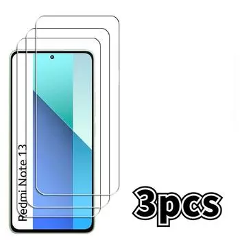 3 шт. для Xiaomi Redmi Note 13 4G закаленное стекло экрана Redmi Note 13 Pro пленка Redmi Note 13 Xiaomi Mi 9 SE чистый