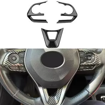 3 шт./компл. автомобильная передняя накладка на рулевую панель для Toyota RAV4 / Corolla E210