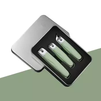 3 шт., кусачки для ногтей с защитой от брызг, кусачки для ногтей из нержавеющей стали, маникюрные инструменты, бионический дизайн, триммер для ногтей, ножницы для педикюра розовый