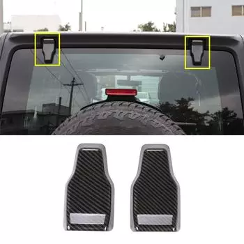 3 шт. Накладка-декорация на петли двери багажника и заднего стекла для Jeep Wrangler Jl Gladiator Jt 2018 2019 2020 2021 АБС Автоаксессуары