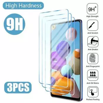 3 шт. закаленное стекло для Samsung S22 Plus A73 A53 A33 A23 A52S 5G Защитная пленка для экрана для Samsung A72 A52 A32 A22 Защитное стекло For Samsung A12 чистый