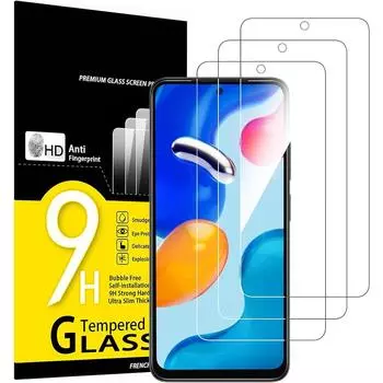 3 шт. закаленное стекло для Xiaomi Redmi Note 11S REDMI Note 11 4G защитное стекло для экрана против царапин и пузырей сверхпрочный чехол для телефона Redmi Note 11/11S 4G