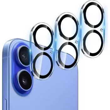 3 шт. защитная крышка из закаленного стекла для объектива камеры iPhone 16 Plus 15 Pro, Max 14, 13 Mini 12, 11, твердость 9H, защита Ultra HD, Flim, аксессуары для телефонов For iPhone 12 Mini чистый