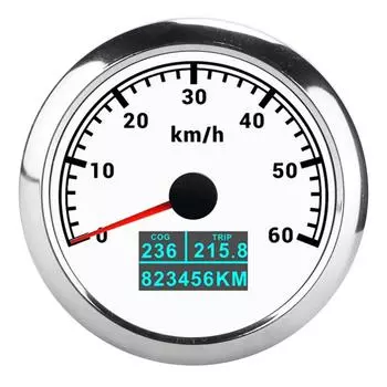 3?В?1 GPS-спидометр 60 км/ч, указатель скорости COG, пробег, поездка, общий пробег для морской лодки, автомобиля, грузовика