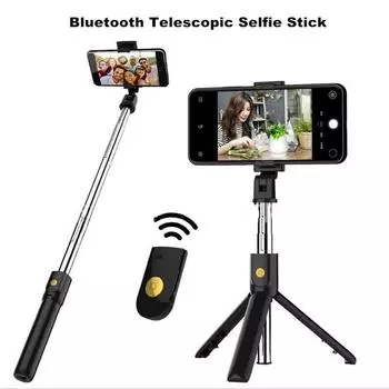 3 в 1 Bluetooth-палка для селфи-палки, штатив для телефона, выдвижной монопод с контроллером
