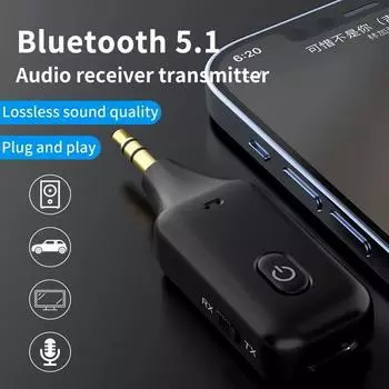 3 в 1 приемник-передатчик с быстрой зарядкой Type-C, совместимый с Bluetooth 5.1 3,5 мм AUX-адаптер для автомобильного ТВ-компьютера, наушников CHINA