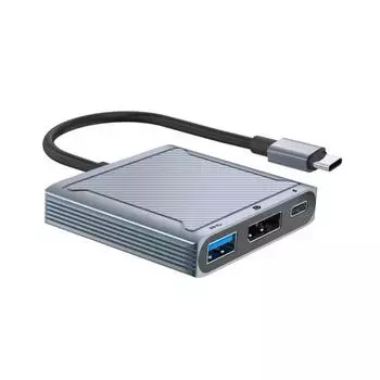 3 в 1 TypeC Display Port HUB адаптер TypeC to Displayport 8Kx4K120hz PD100W зарядный адаптер удлинитель USB HUB