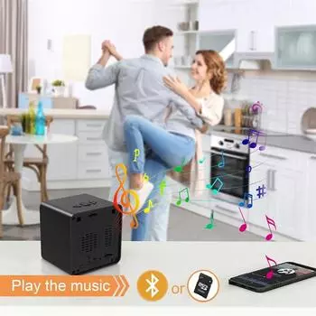 3 в 1 Wi-Fi IP Часы Камера Настольные Bluetooth-колонки Дисплей времени HD 1080P Видеорегистраторы Домашний Офис Камера Видеонаблюдения