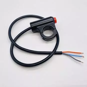 3 Way Motorcycle Hazard Warning Light Switch Motorcycle Doube Flash Switch Hazard Light Vehicle Emergency Lamp Signal Flasher чёрный