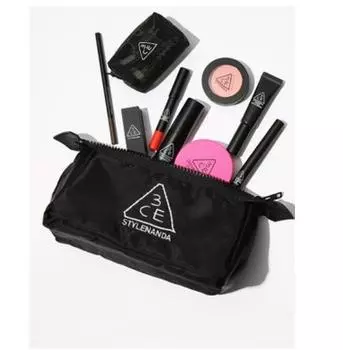 3CE BLACK POUCH BLACK