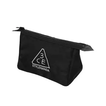 3CE Pouch Маленькая черная косметичка Косметичка Дорожная косметичка чёрный
