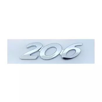 3d ABS Chrome Black 408 206 207 301 307 508 308 Эмблема Буквы Табличка Номер Наклейка Багажник Автомобиля Значок Наклейка Аксессуары Chrome 206
