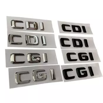3D ABS значок багажника автомобиля с буквами E320 C220 ML 270 BCE CLK GLK 200 220 CDI эмблема CGI для Mercedes ML 320 CDI 4matic