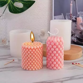 3D ароматерапевтическая свеча силиконовая форма DIY круглый шар поделки декоративная штукатурка мыло ручной работы принадлежности для изготовления свечей инструмент