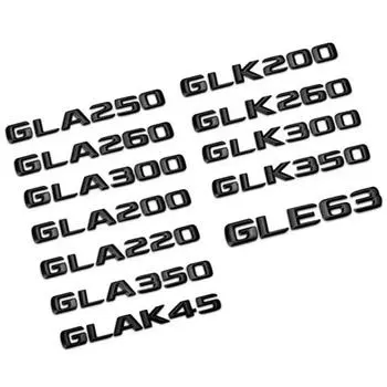 3D черные буквы багажник автомобиля GLA GLK 200 220 250 280 300 320 350 логотип эмблема значок наклейка автоаксессуары GLA 250 серебряный