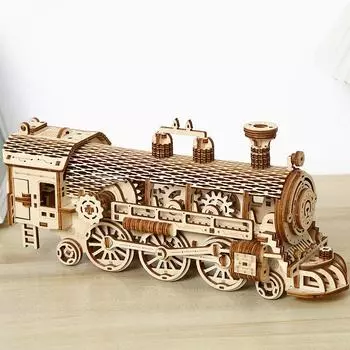 3D деревянные пазлы для взрослых, наборы моделей DIY, подвижный паровоз, сборка автомобиля, игрушка ручной работы, хобби, творческий подарок для подростков и детей дубильная кора