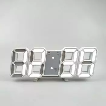 3D DIY креативные стерео мини-часы, светодиодные цифровые часы, настенные часы, настольные часы, электронный будильник, настенные часы для гостиной