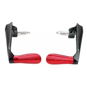 3D Engraving Universal 7/8 Handlebar Protectors for Motorcycle Scooter Mountain Bikes Brake Lever Guard CNC Aluminium синий